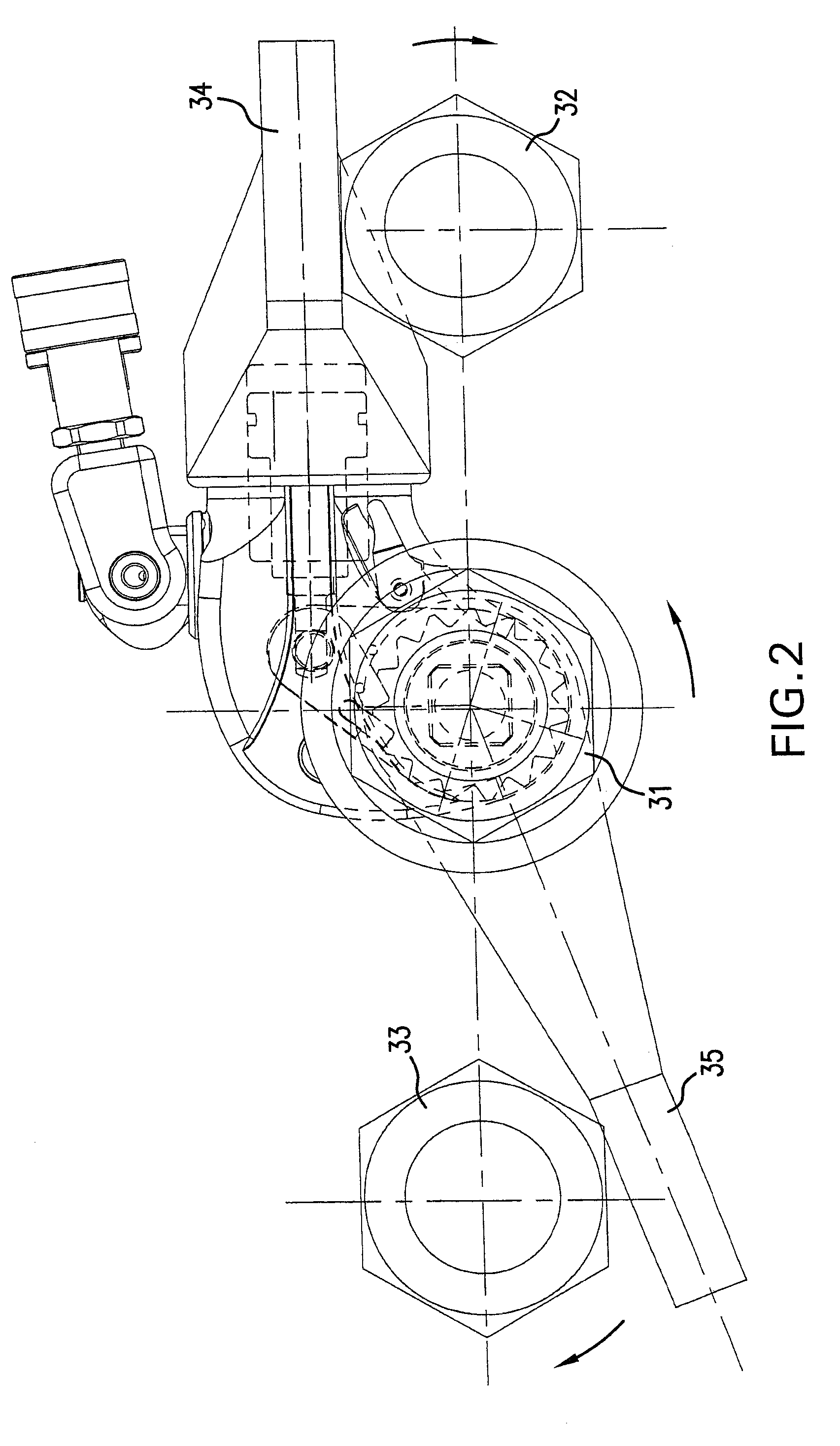 Fluid-operated torque wrench for and method of tightening or loosening fasteners