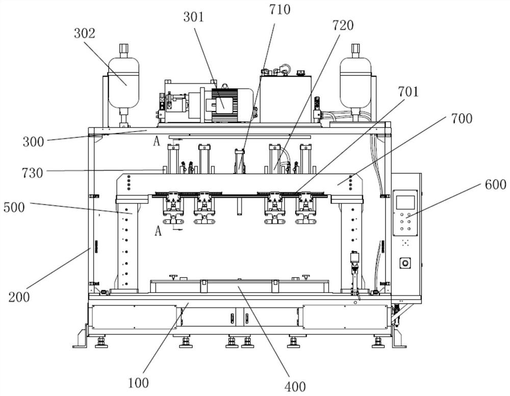 Automobile water cut bending equipment