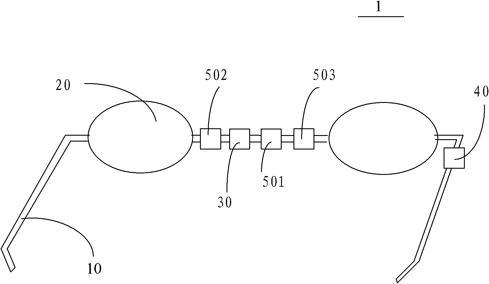Spectacles-type display device with communication function