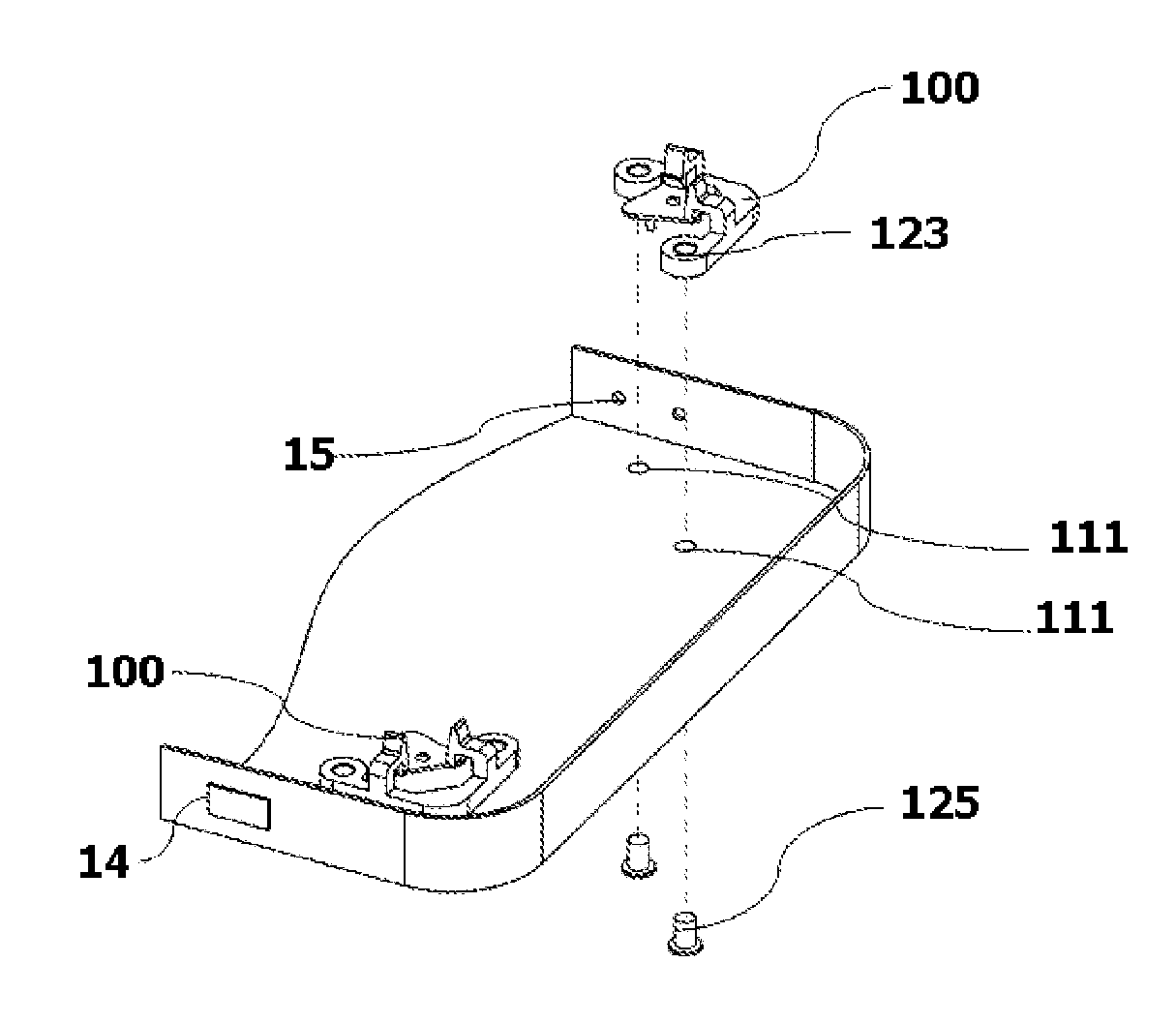 Reticle POD and supporting components therebetween