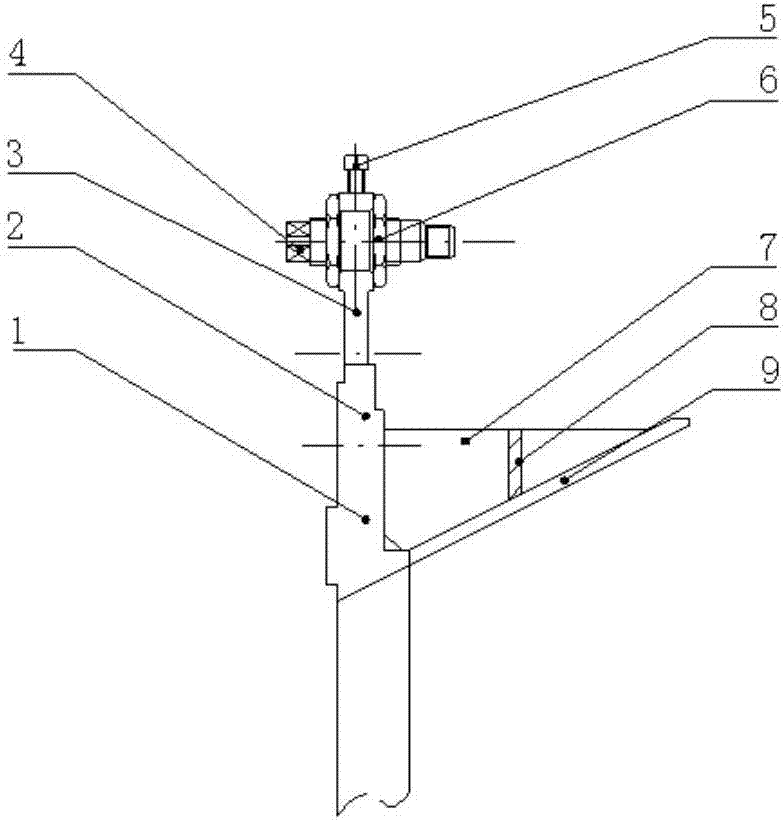 Flue gas turbine adjustable diffusion section structure