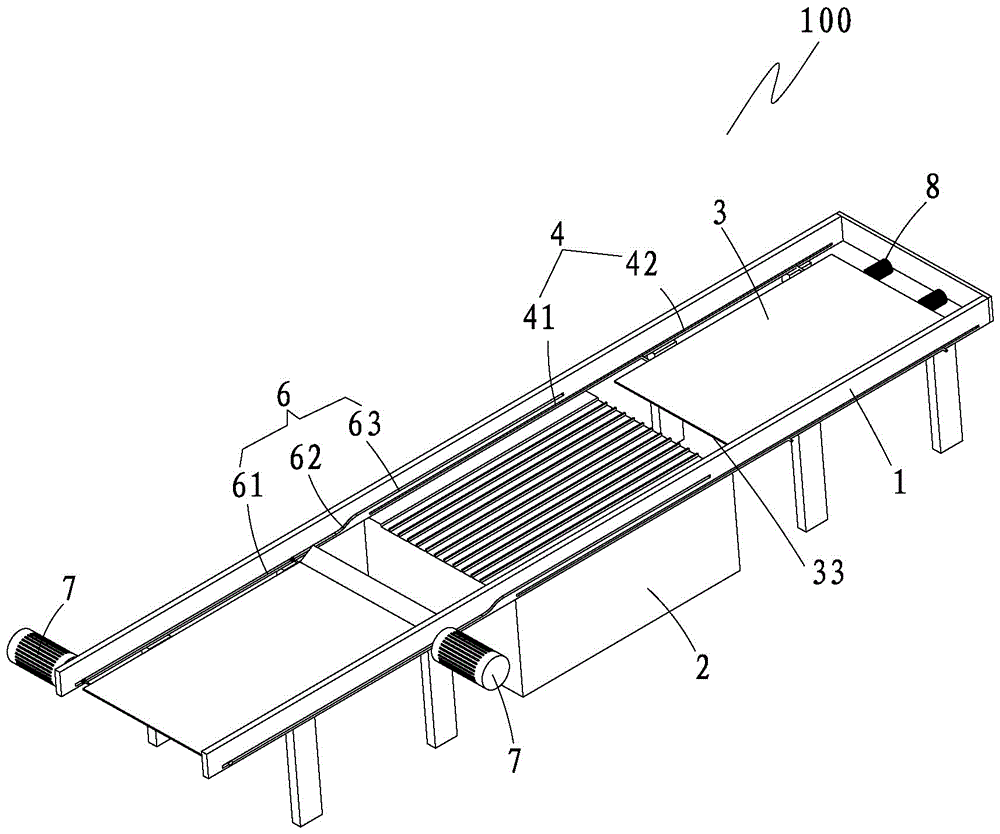 Production device and method for delamination and fiber forming of bamboo