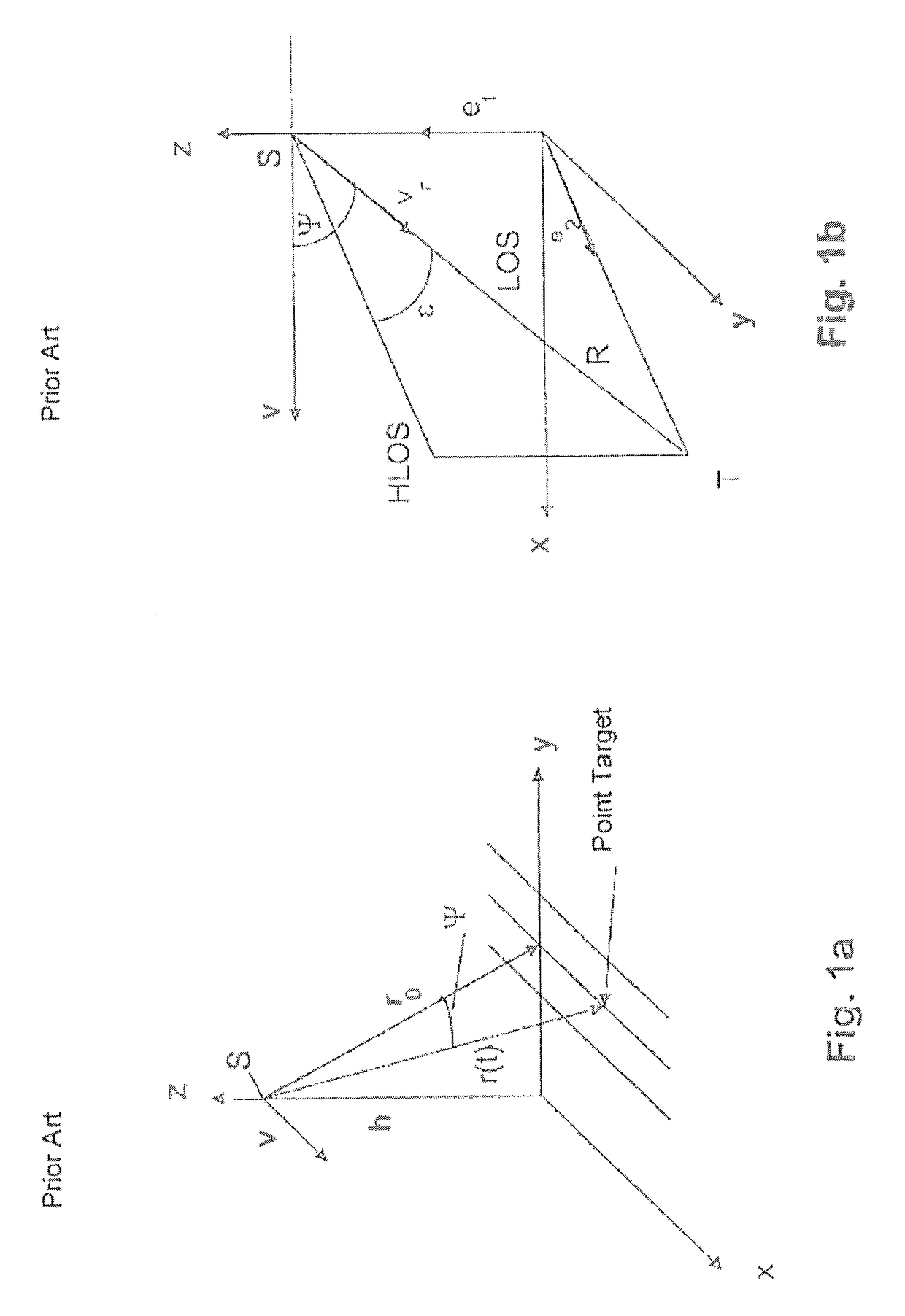 Method for determining the geographic coordinates of pixels in SAR images