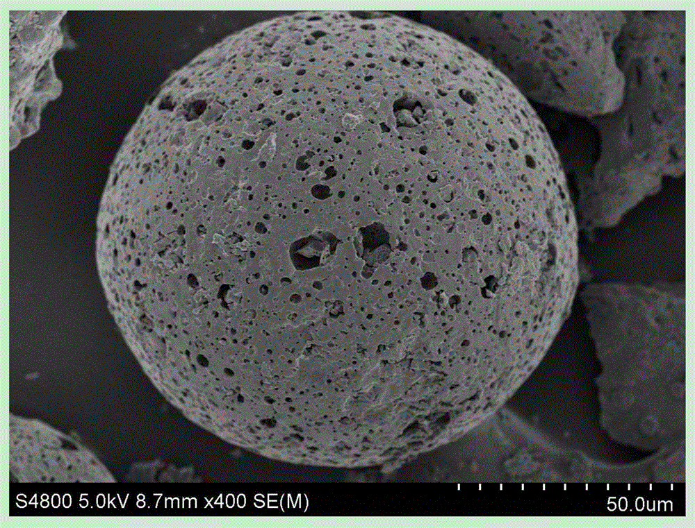 A kind of hydrophilic ultra-macroporous polymer microsphere and preparation method thereof