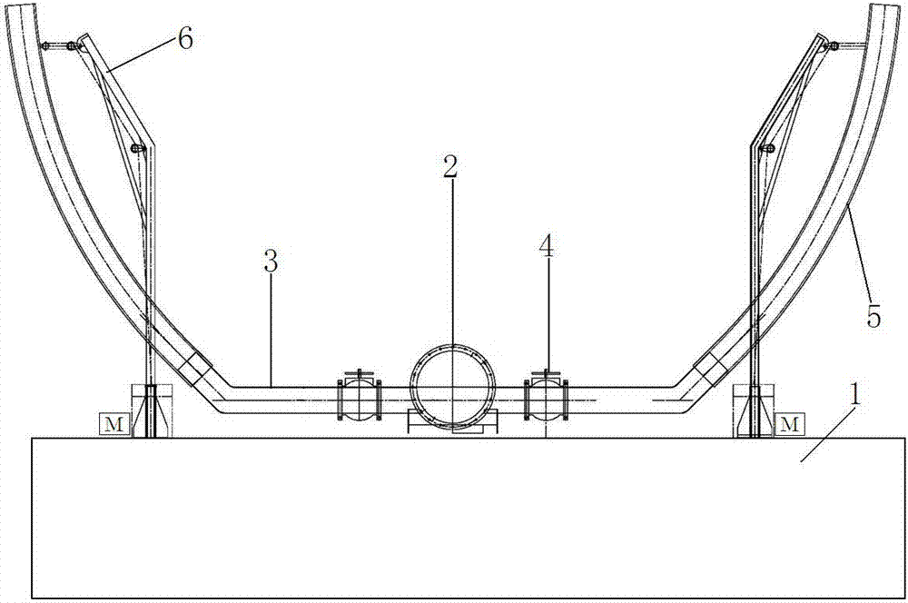 Multi-head Energy Dissipating Barge Device for Large Flow Cutter Suction Ship