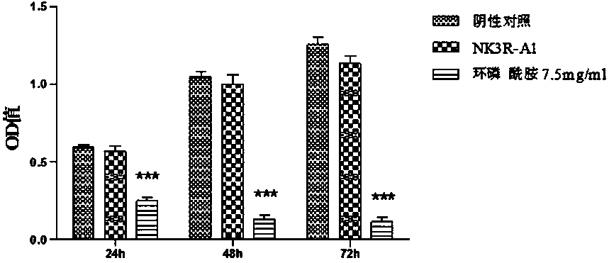 A kind of synthetic peptide nk3r-a1 based on nk3 receptor and its application