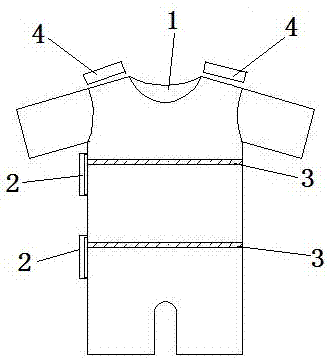 Human-body measurement garment