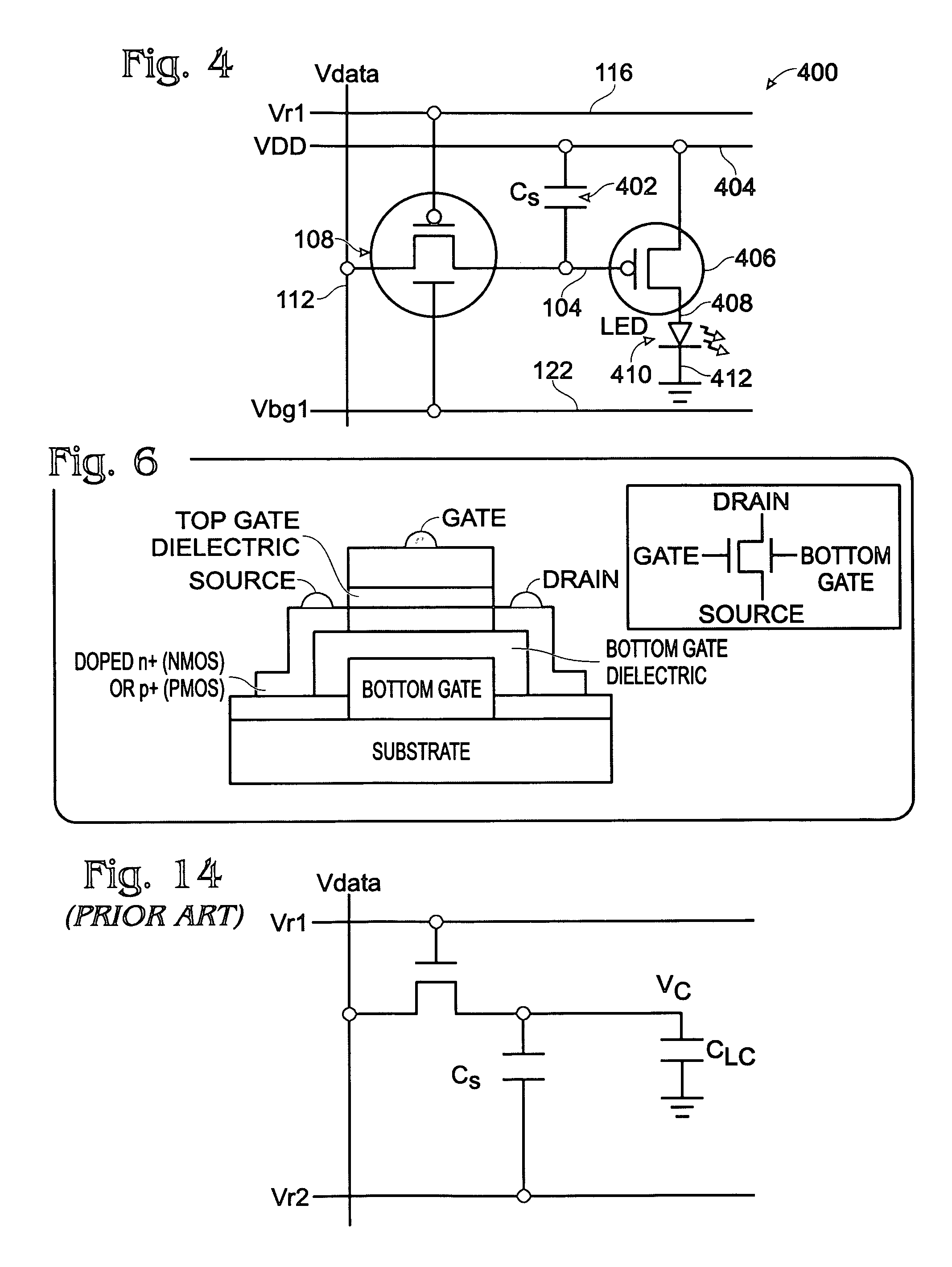 Dual-gate transistor display