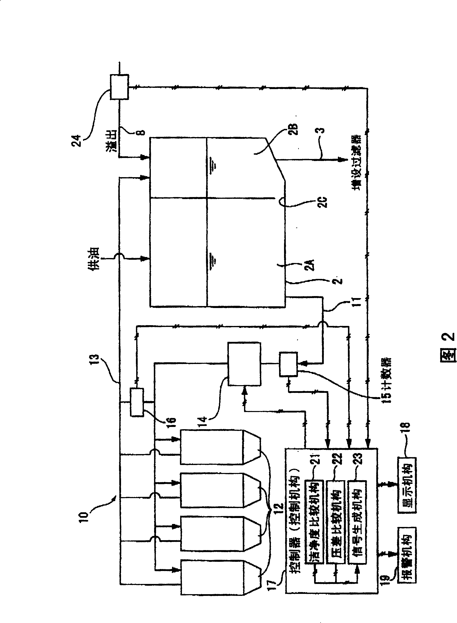 In-tank fuel purifying treatment apparatus