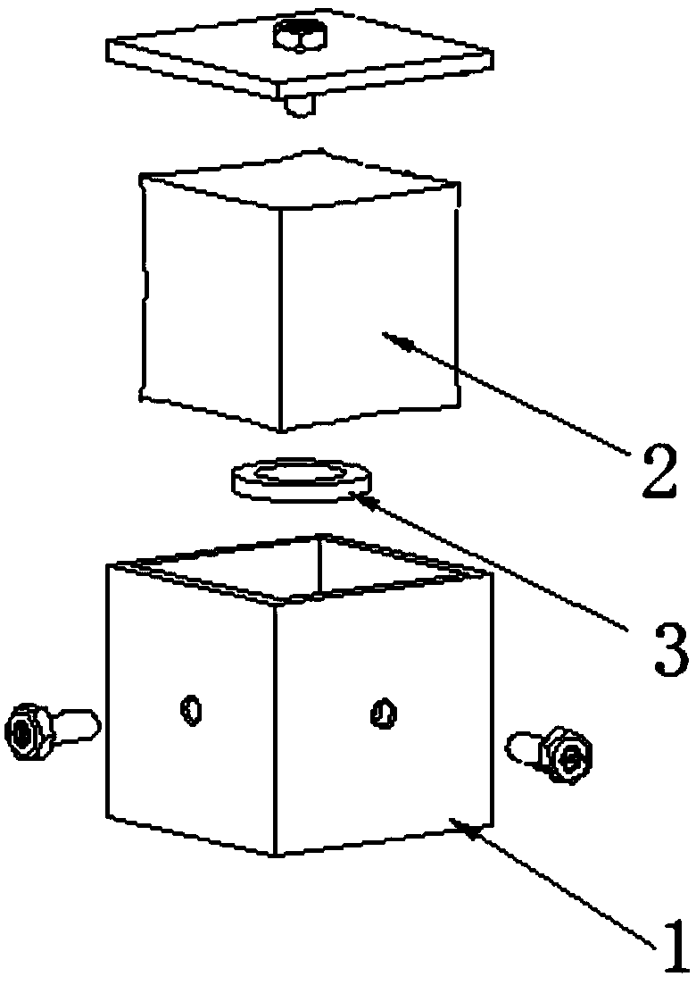 Recessed cavity three-mode resonant structure and filter comprising same