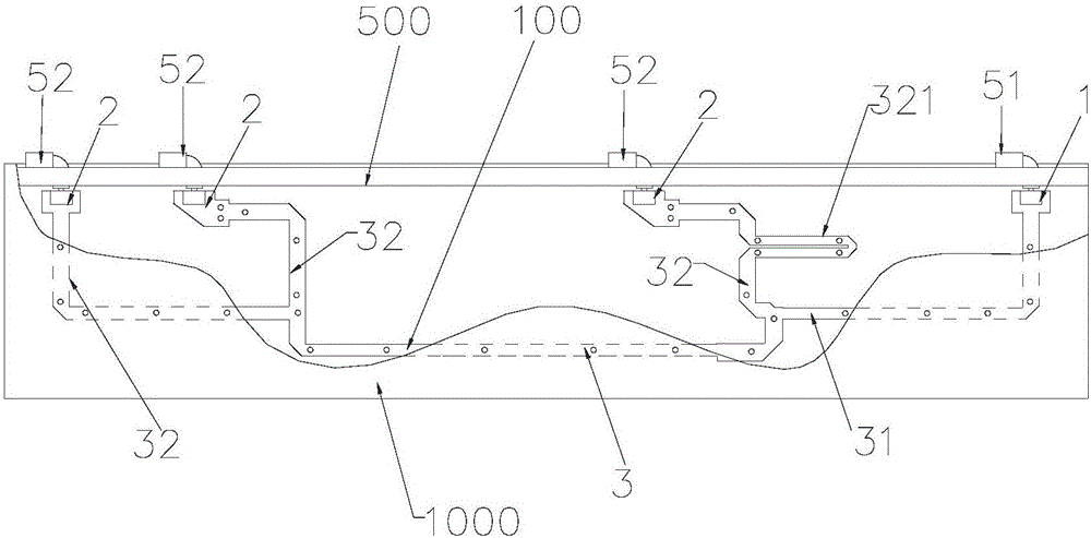 Phase balancing unit and power divider circuit phase balancing device