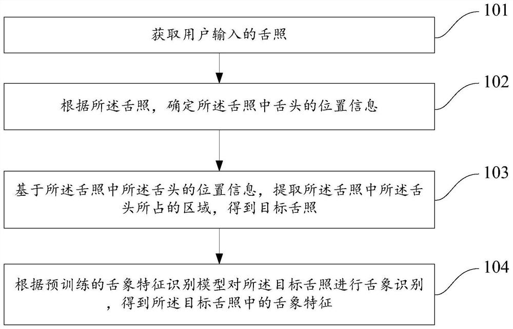 Tongue photo processing method and device