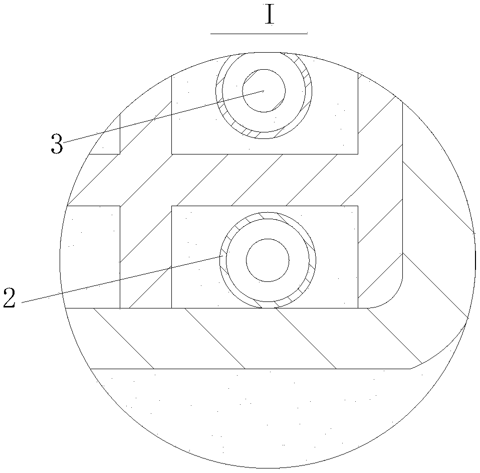 Fluoroplastic anti-internal damage cable