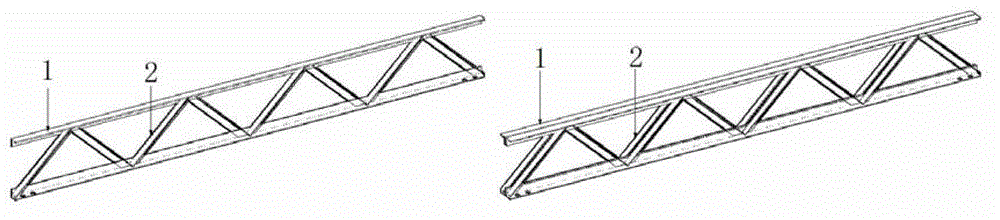 An industrially assembled column-through-type steel structure frame eccentric support system