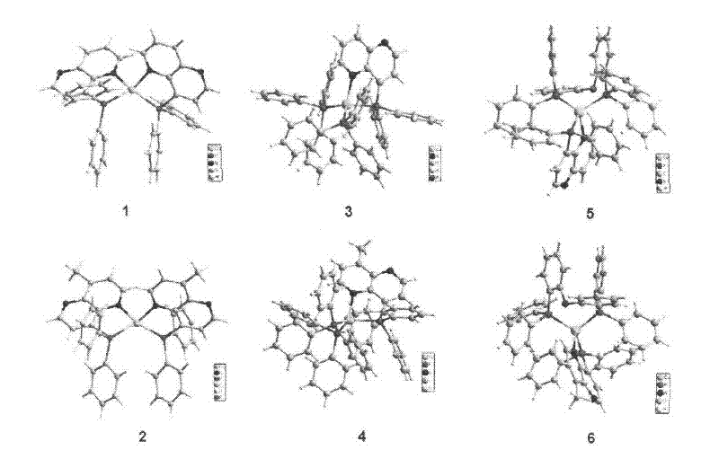 4-phosphino-1,5-naphthyridine derivative copper (i) complex luminescent material and application