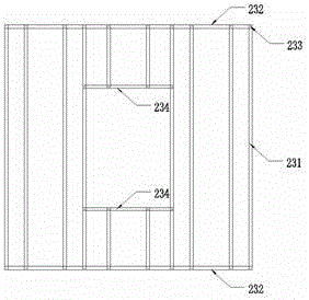 Light steel keel composite concrete wallboard hoisting structure and mounting method thereof