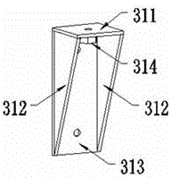 Light steel keel composite concrete wallboard hoisting structure and mounting method thereof