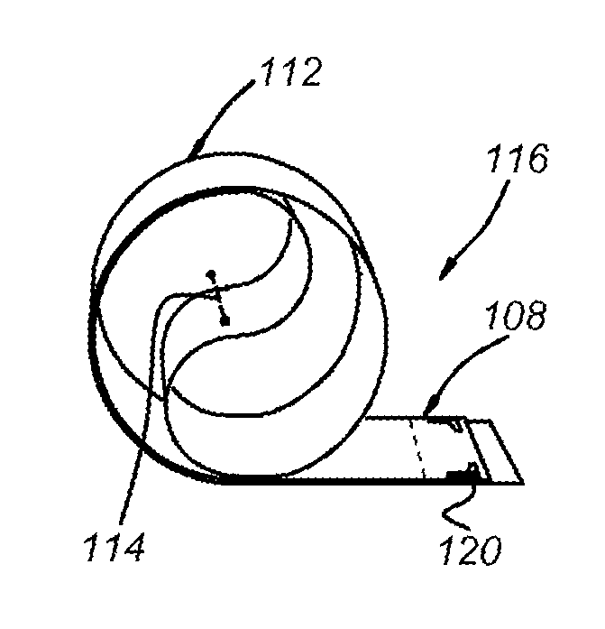 Method for rolling up a sheet, and holder for a rolled-up sheet