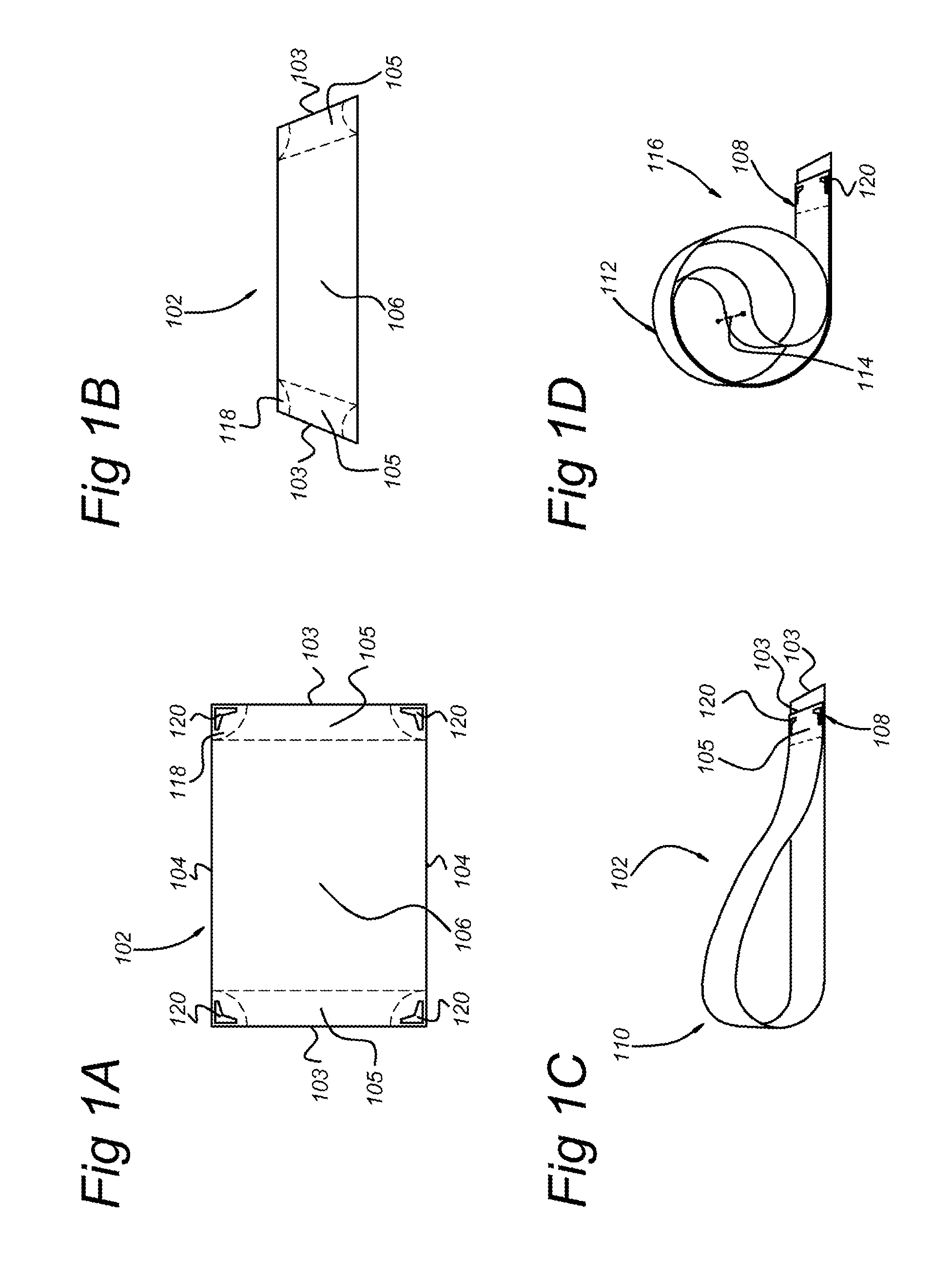 Method for rolling up a sheet, and holder for a rolled-up sheet