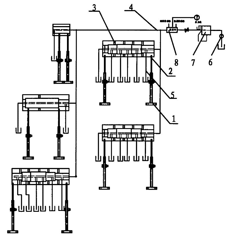 Test method and special tooling for static lubrication flow distribution of fixed shaft gearbox shaft