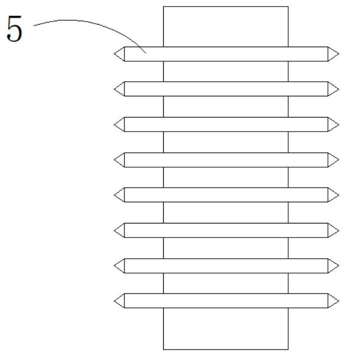 Passive cutting type bamboo chip wire drawing system