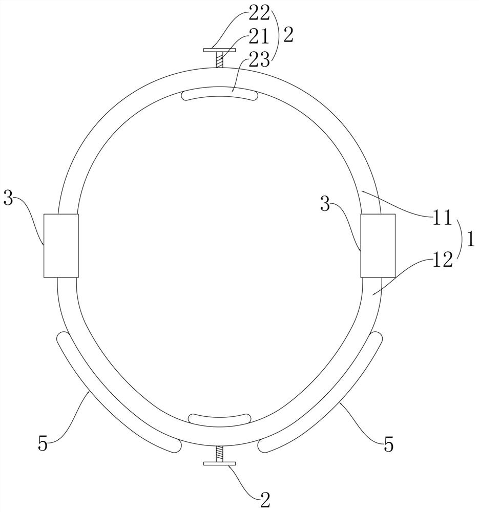 A facial muscle lifting and shaping device