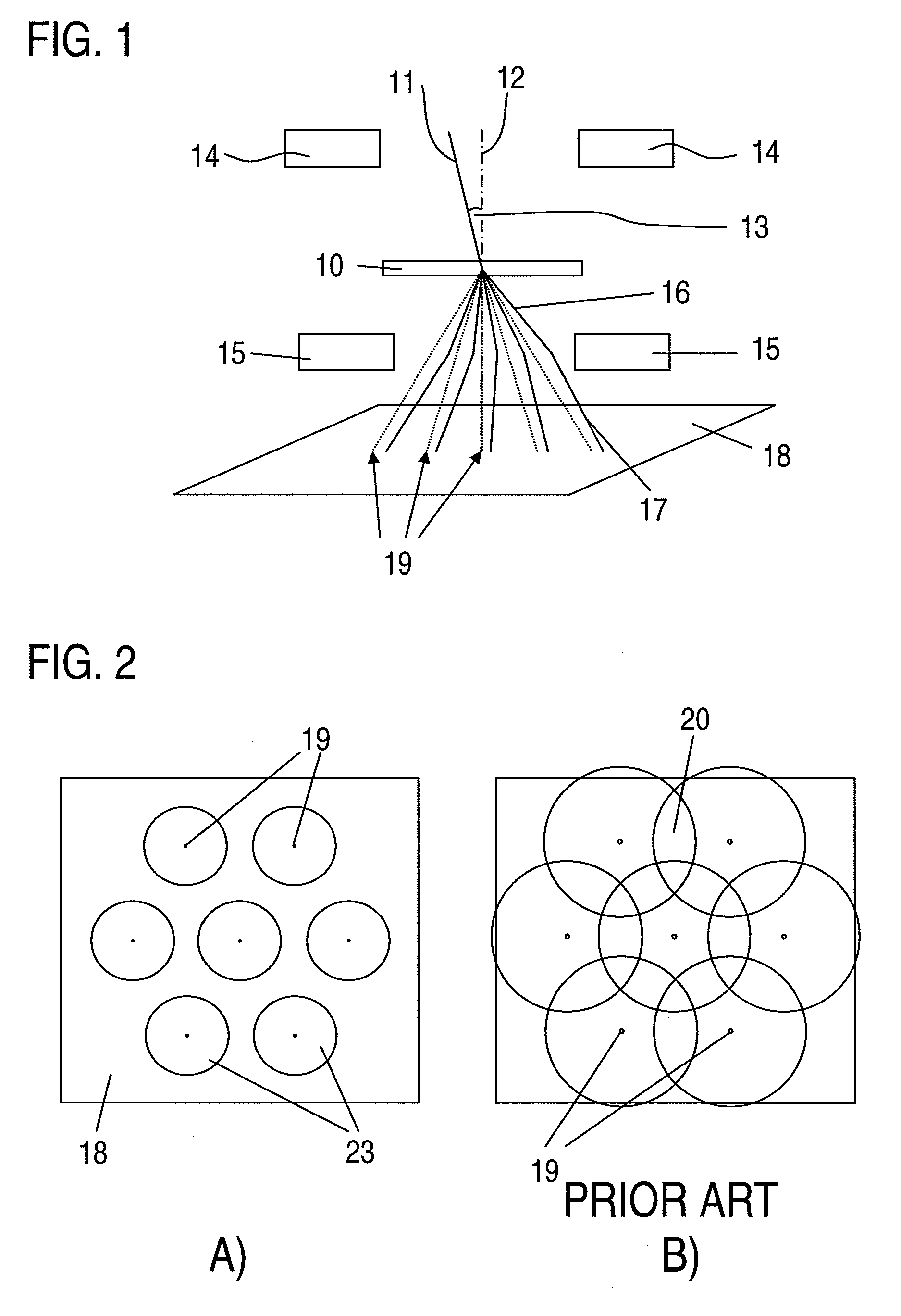 Method and device for measuring electron diffraction of a sample