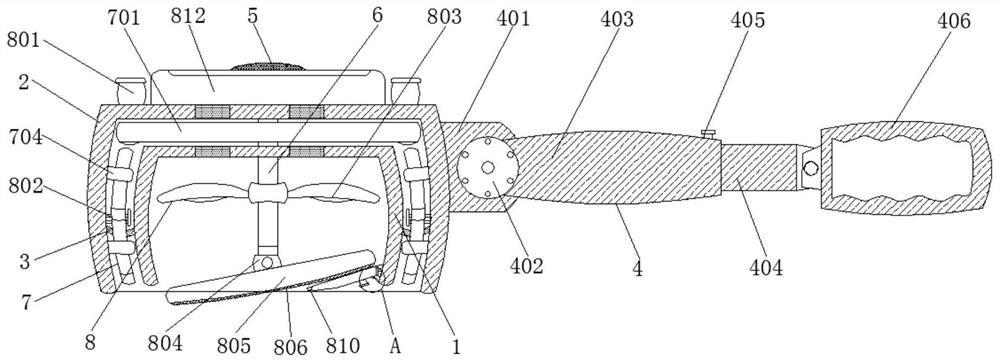 A cleaning device for fabric sofa