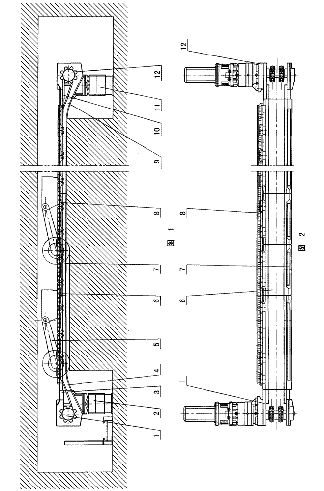 Thin coal bed fully-mechanized mining scraper conveyor