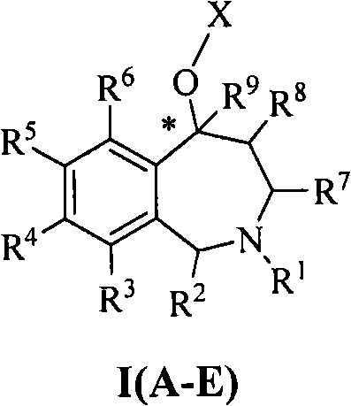 Aryloxy-and heteroaryloxy-substituted tetrahydrobenzazepines and use thereof to block reuptake of norepinephrine, dopamine, and serotonin
