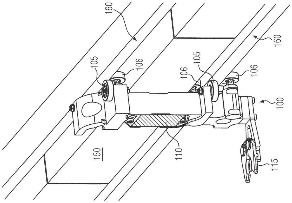 Linear transport system with minimum transport pitch