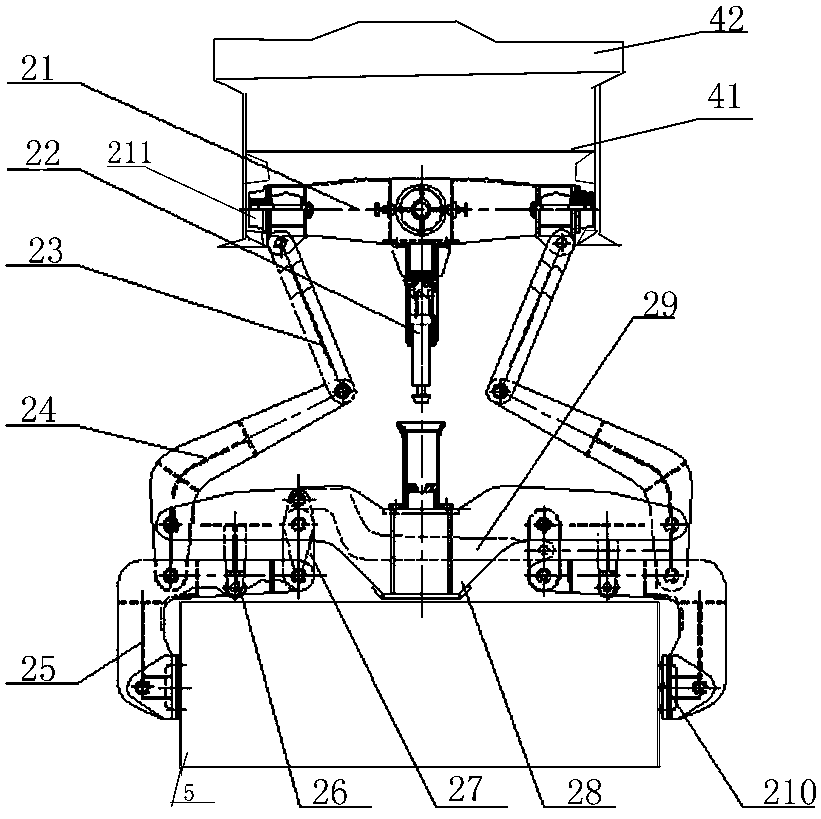 Movable combined clamp tongs