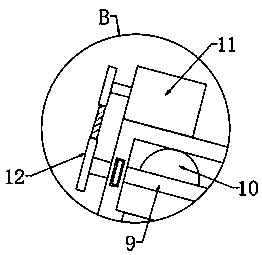 Raw material conveying device for production of modified bituminous waterproof sheet
