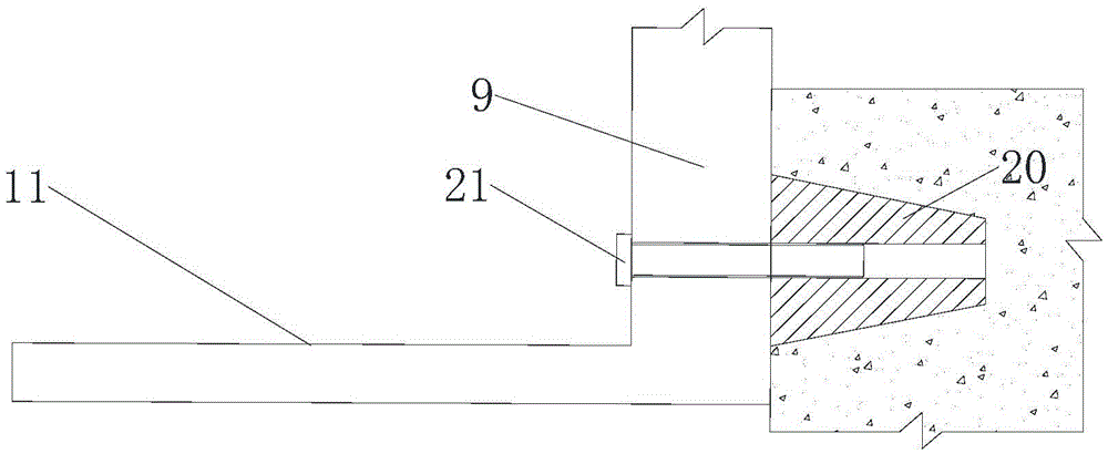 Construction method for ultrahigh oblique post with super-large cross section based on integral lifting formwork reinforcing system