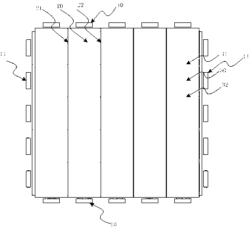 Sidelight type LED dynamic backlight module and liquid crystal display device