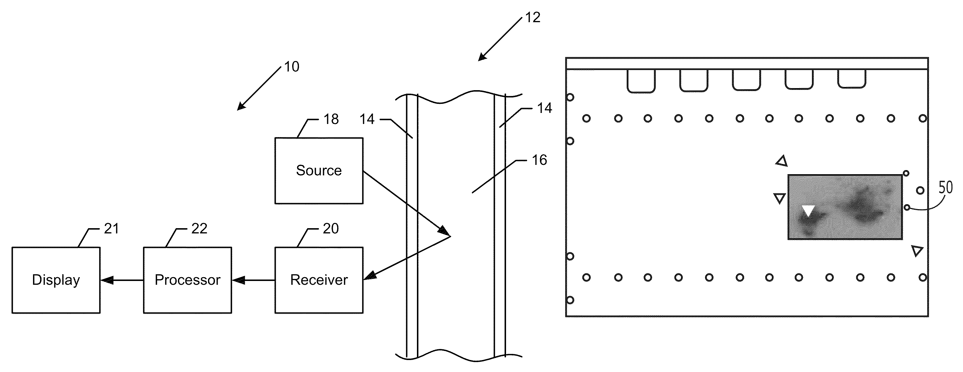 Method and system for visualizing effects of corrosion