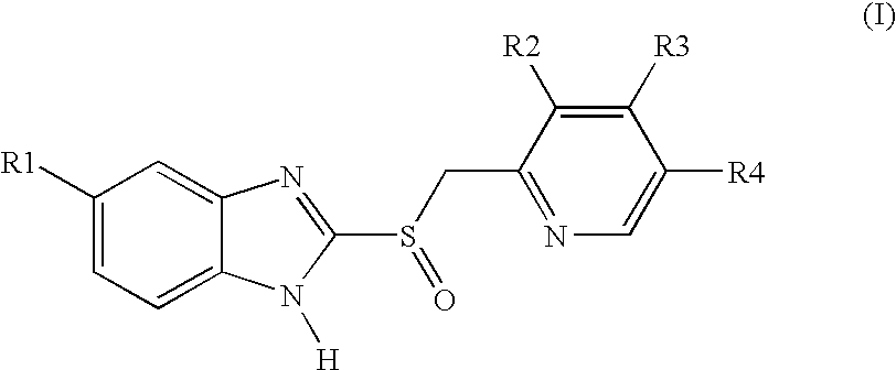 Pellet formulations of acid-labile benzimidazonle compounds
