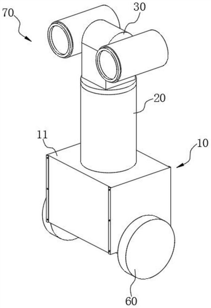 Walking device and robot