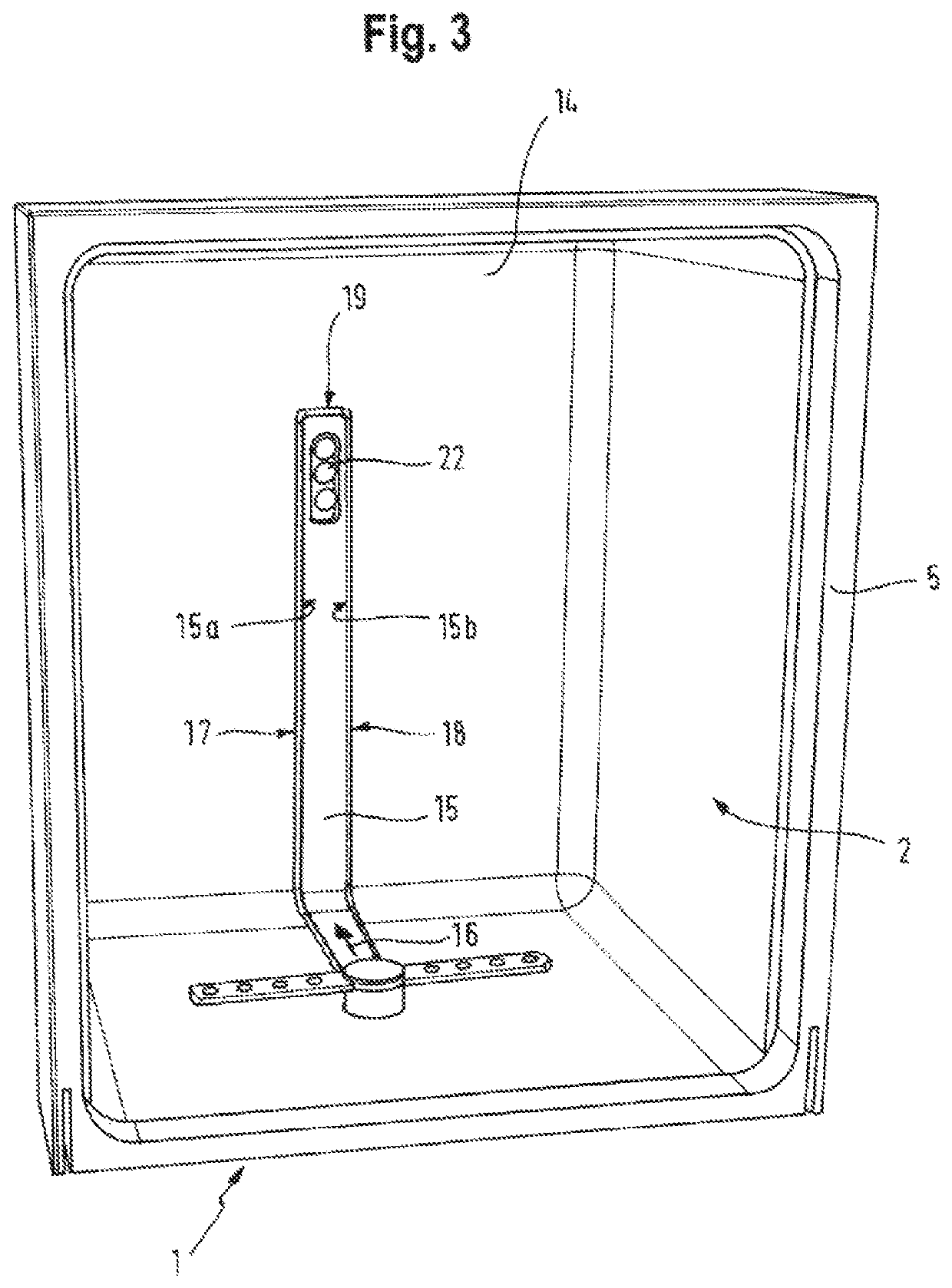 Dishwasher having at least one water feed