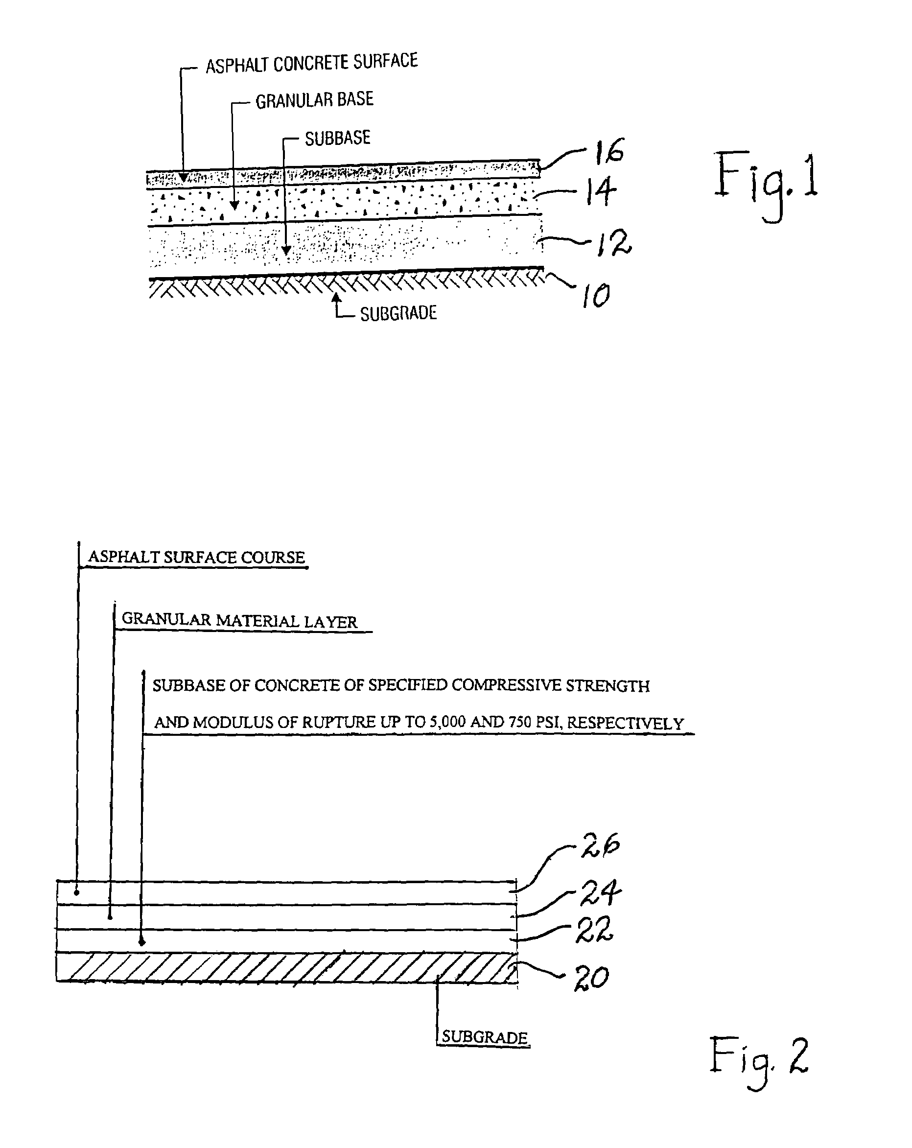 Asphalt concrete pavement with concrete subbase with the enriched quarry limestone waste as a coarse aggregate