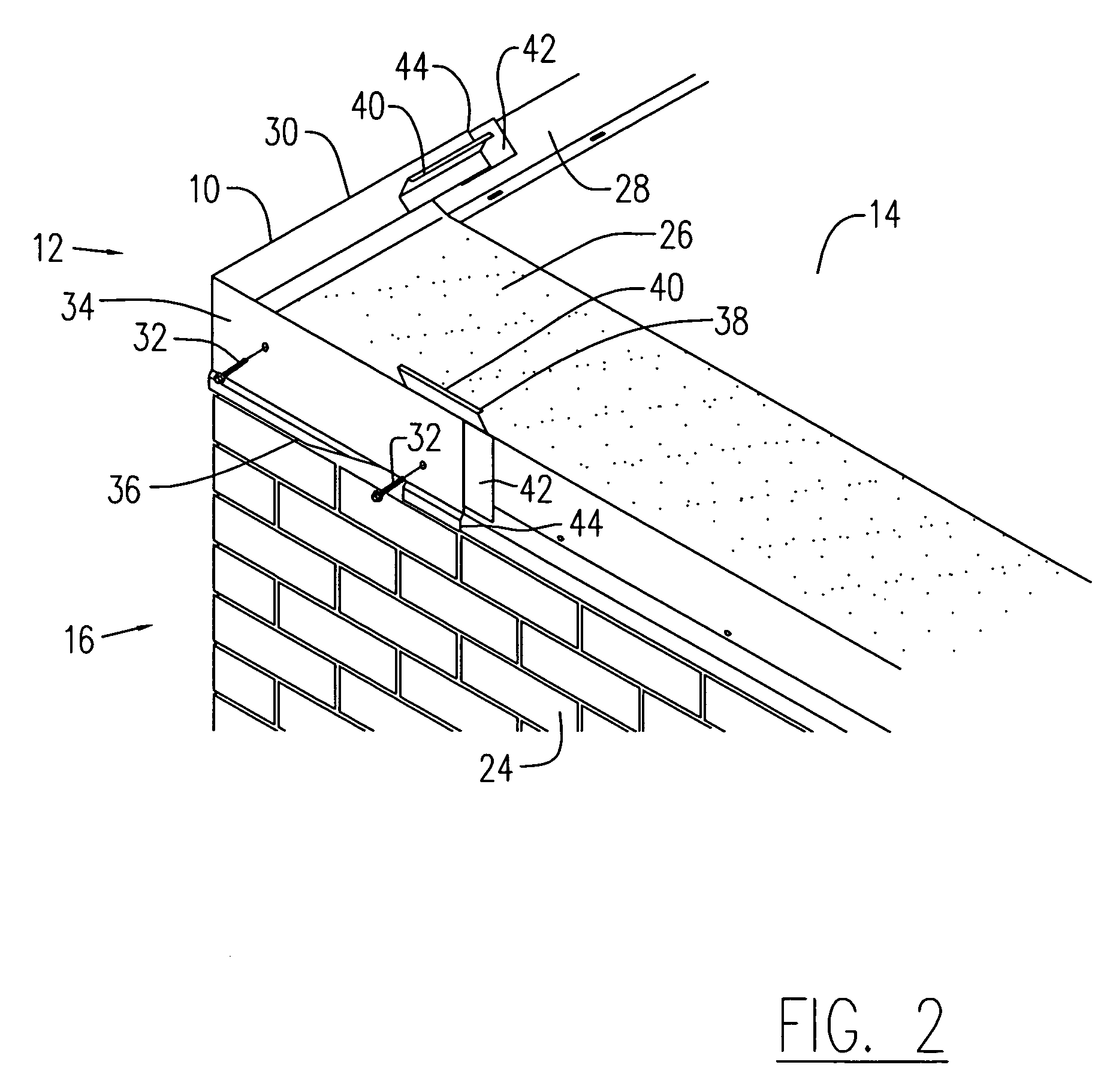 Roof edging system