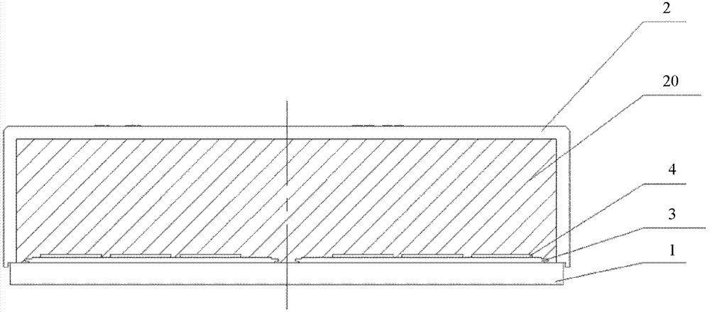 Device, system and method for encapsulating IGBT module