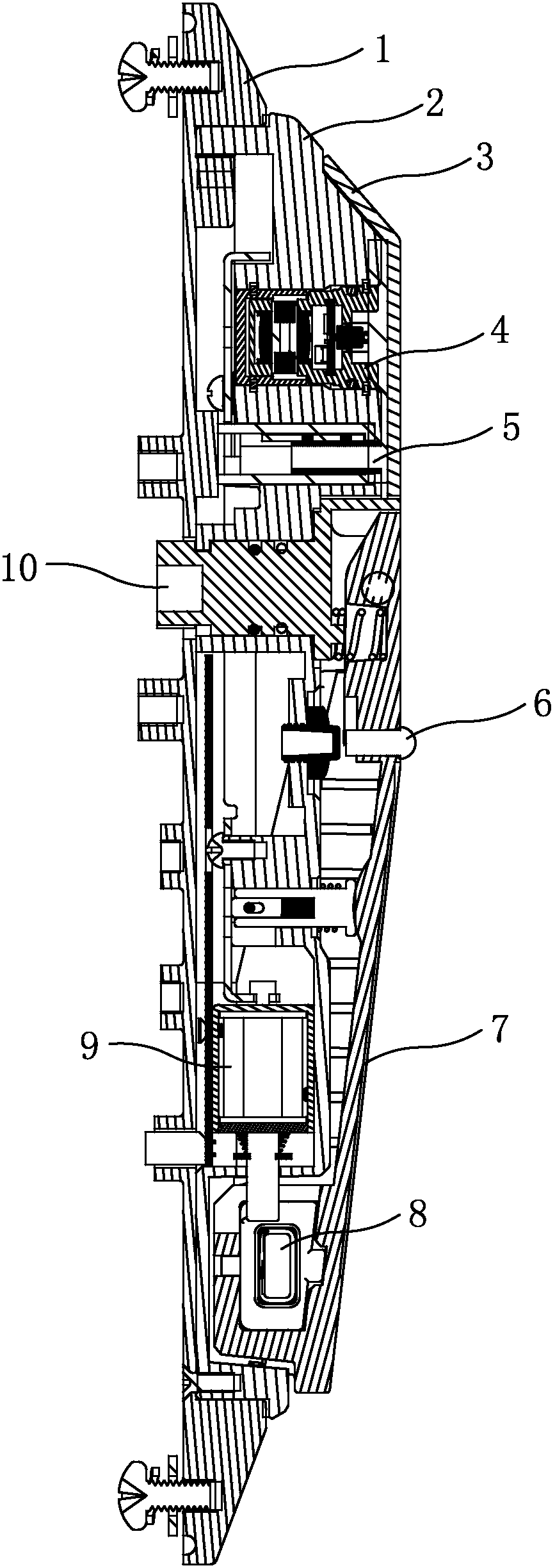 Electromagnetic drive to open the electronic cabinet lock