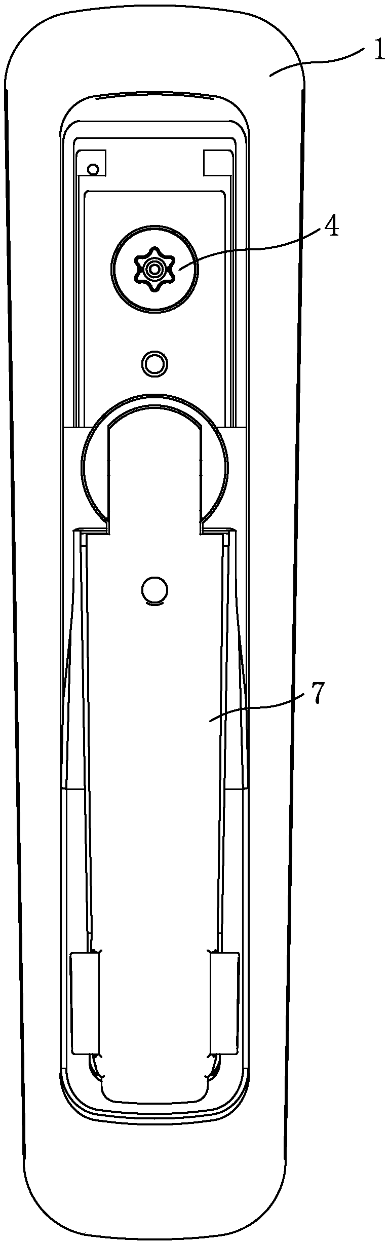 Electromagnetic drive to open the electronic cabinet lock