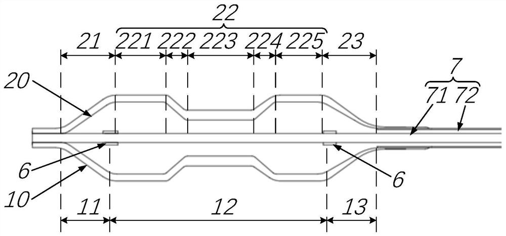 Dilatation balloon and balloon dilatation catheter