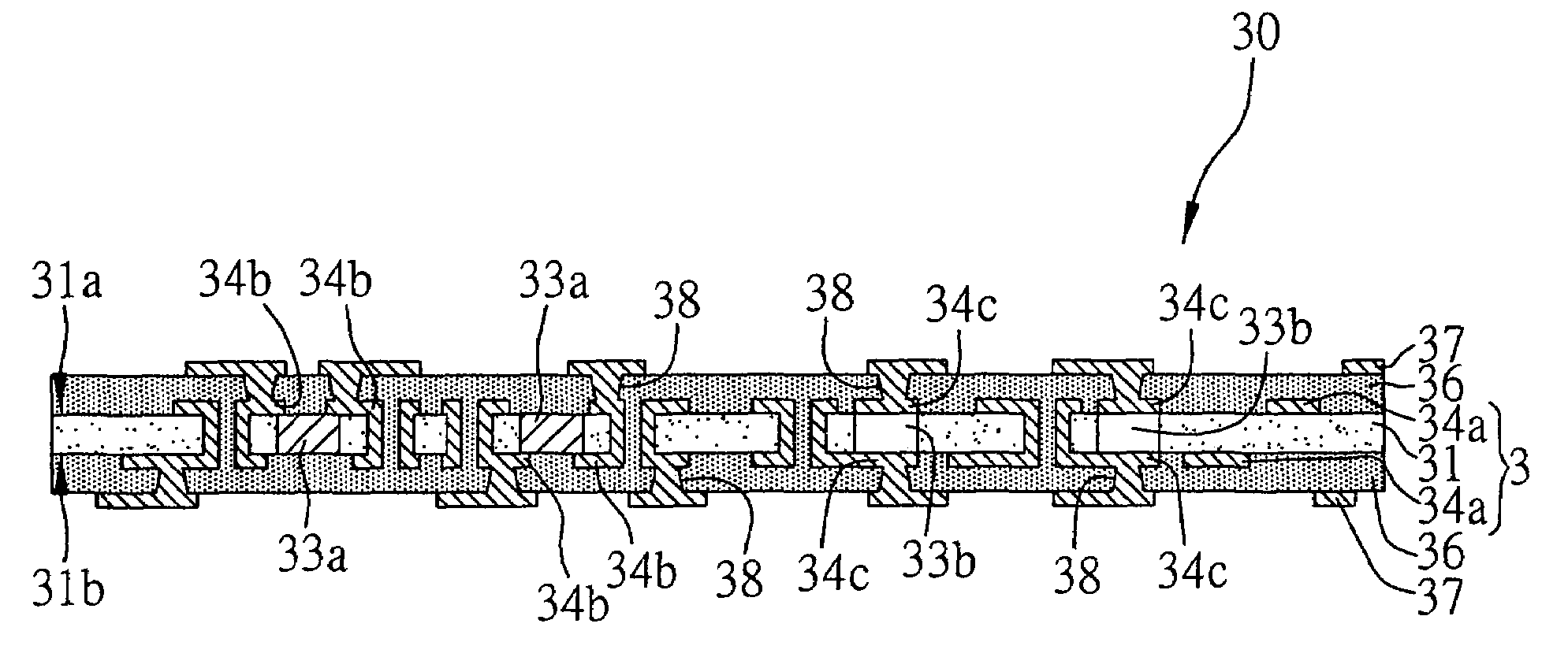 Integrated library core for embedded passive components and method for forming electronic device thereon