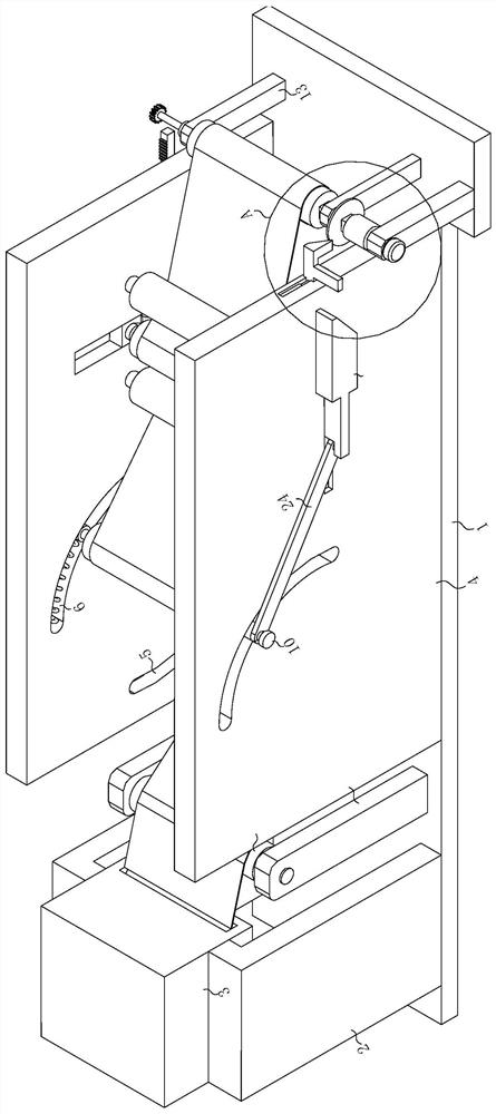 Thin film casting equipment for preparing new polymer packaging material thin film