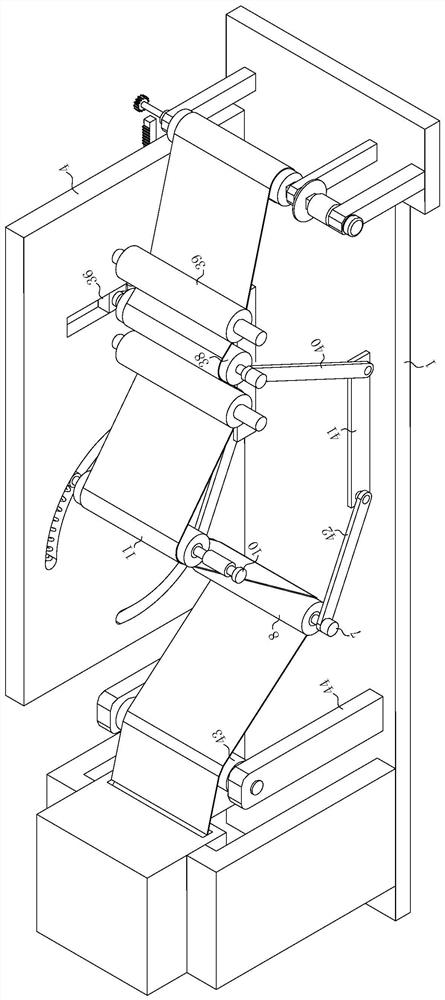 Thin film casting equipment for preparing new polymer packaging material thin film