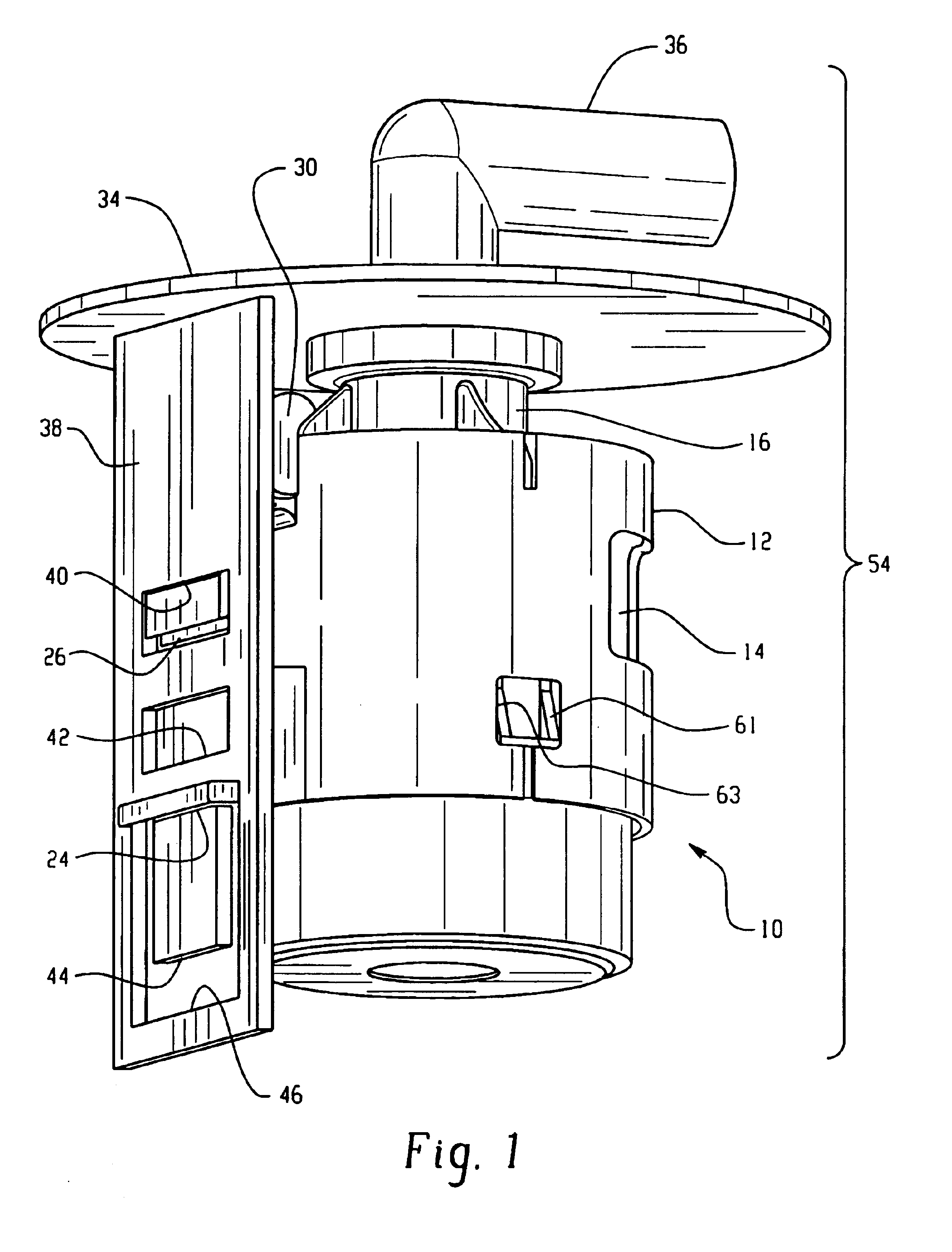 Mounting a fuel vapor management valve internally to a gas tank