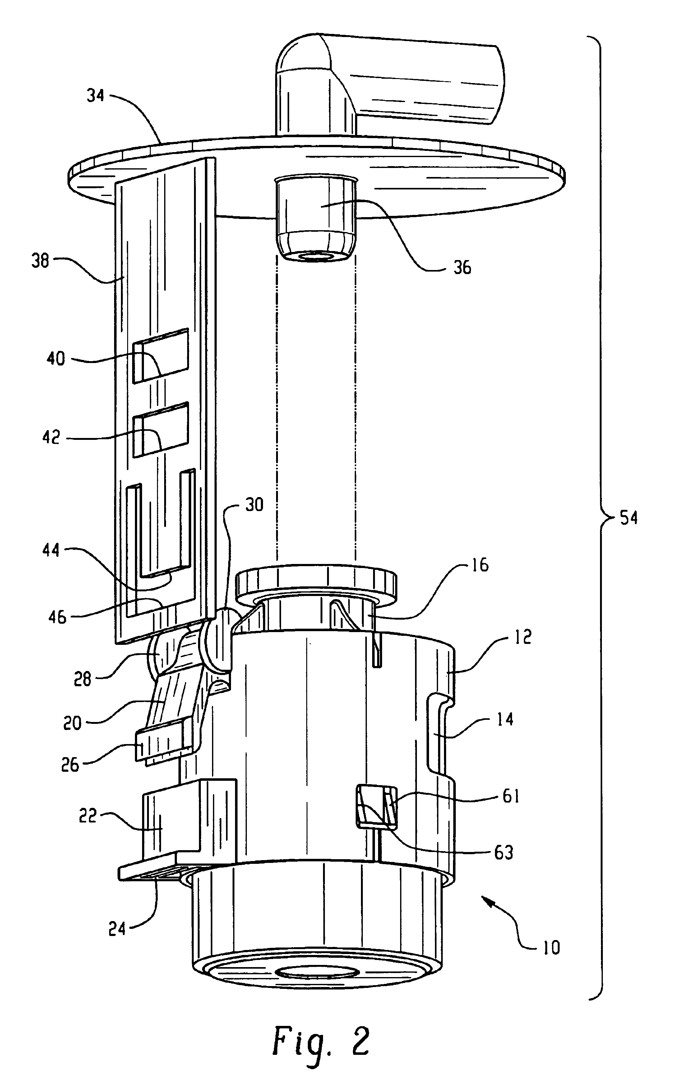 Mounting a fuel vapor management valve internally to a gas tank
